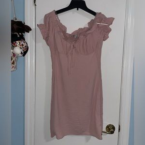 Love Tree Ruched Bodycon Pink Dress